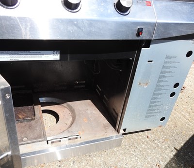 Lot 892 - A stainless steel gas barbeque