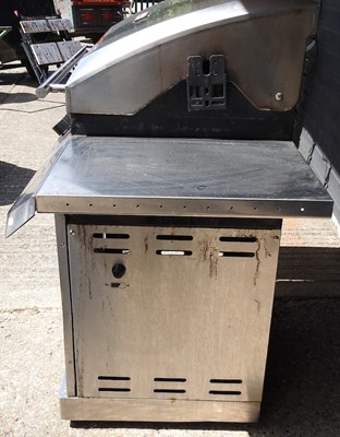 Lot 892 - A stainless steel gas barbeque