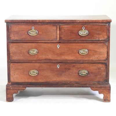 Lot 659 - A George III chest