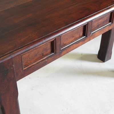 Lot 826 - A hardwood side table