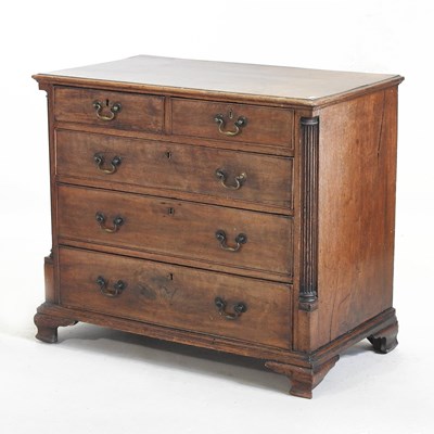 Lot 153 - A George III mahogany chest