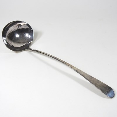 Lot 143 - A George III silver ladle