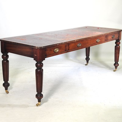 Lot 496 - A Victorian style library table