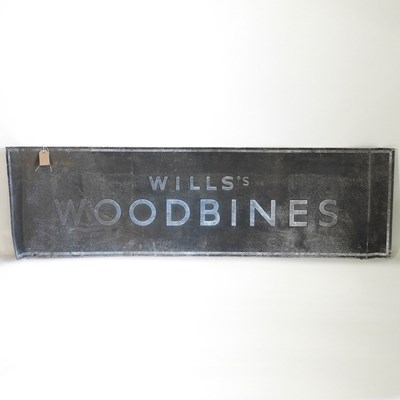 Lot 950 - A Woodbines advertising sign