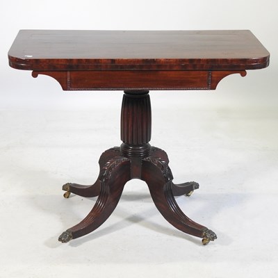 Lot 949 - A Regency card table