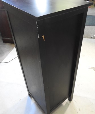 Lot 627 - A narrow chest of drawers