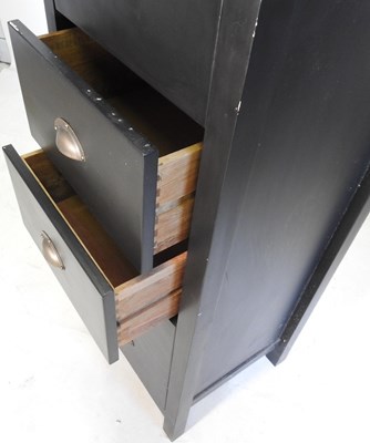 Lot 627 - A narrow chest of drawers