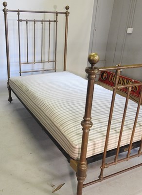 Lot 511 - A Victorian brass bedstead