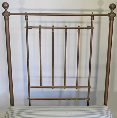 Lot 511 - A Victorian brass bedstead