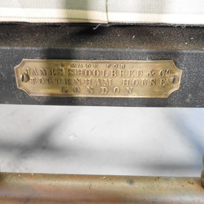 Lot 511 - A Victorian brass bedstead