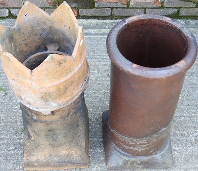 Lot 134 - Two chimney pots