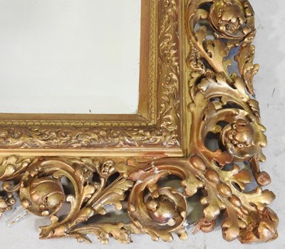 Lot 444 - A 19th century wall mirror