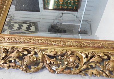 Lot 444 - A 19th century wall mirror