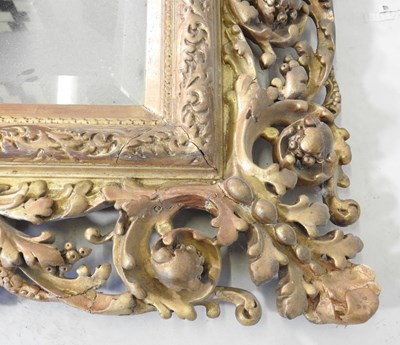 Lot 444 - A 19th century wall mirror