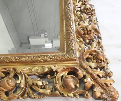 Lot 444 - A 19th century wall mirror