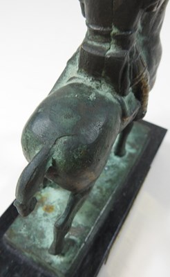Lot 35 - A bronze statue
