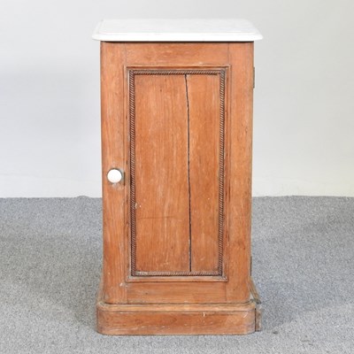 Lot 349 - A 19th century pine cabinet