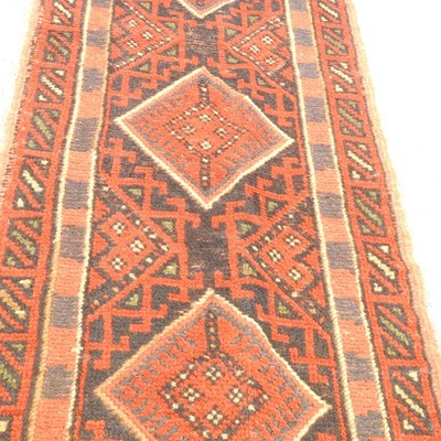 Lot 240 - A Persian runner