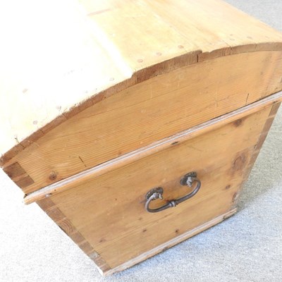 Lot 594 - A Victorian dome top chest