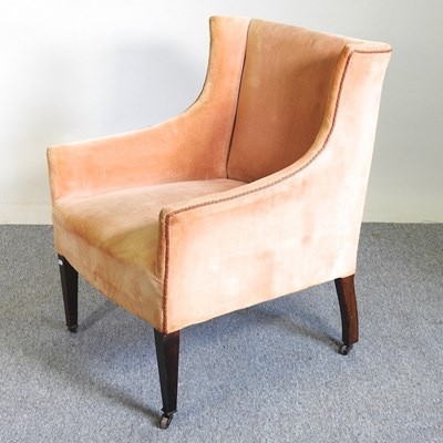 Lot 708 - An Edwardian armchair