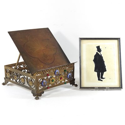 Lot 263 - A 19th century book stand