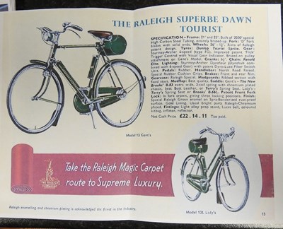 Lot 52 - A vintage Raleigh bicycle