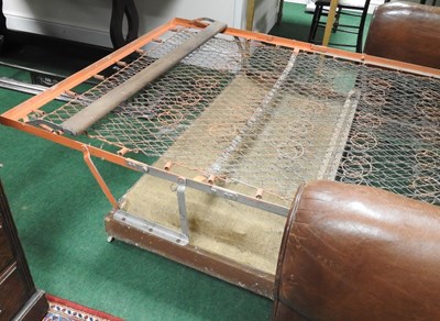 Lot 28 - A 1930's French moustache sofa bed