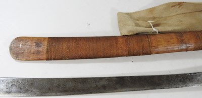 Lot 76 - A Burmese Dha sword