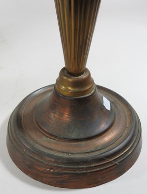 Lot 438 - Three various oil lamp bases