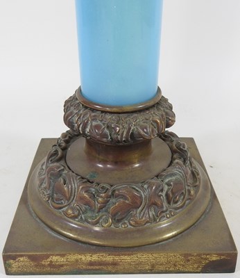 Lot 62 - A 19th century candle lamp