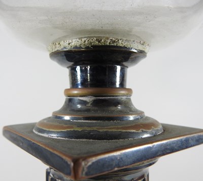 Lot 46 - A 19th century oil lamp