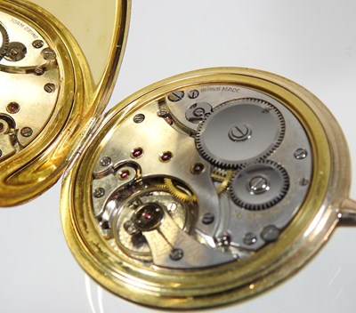 Lot 40 - A 9 carat gold pocket watch