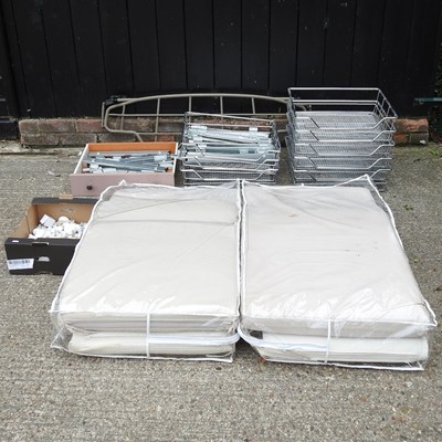 Lot 347 - A collection of sun lounger cushions