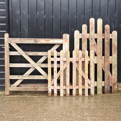 Lot 706 - Three various gates