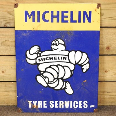 Lot 680 - A vintage style Michelin enamel sign