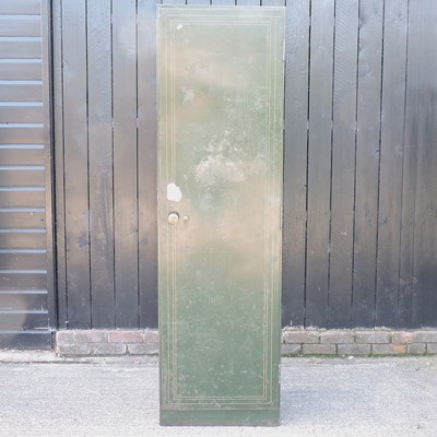 Lot 625 - A vintage metal cabinet