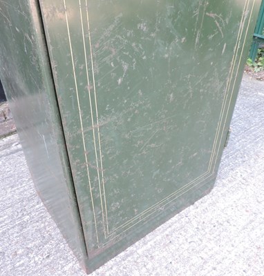 Lot 625 - A vintage metal cabinet