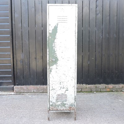 Lot 331 - A metal locker