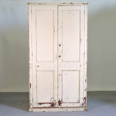 Lot 633 - An early 20th century school cupboard