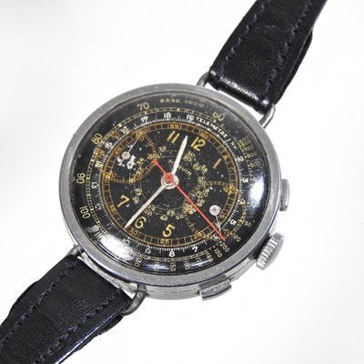 Lot 521 - A Marvin aviator chronograph wristwatch