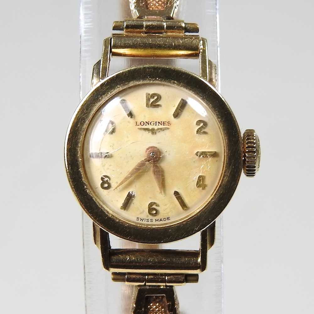 Lot 31 - A Longines wristwatch