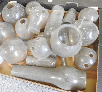 Lot 431 - A large collection of glass chimneys