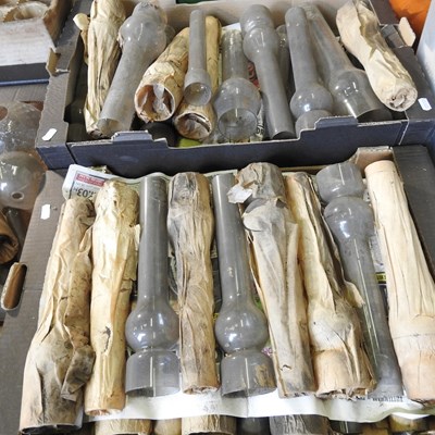 Lot 431 - A large collection of glass chimneys