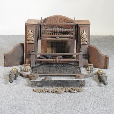 Lot 537 - A Regency fire grate