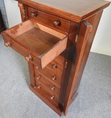 Lot 18 - A Victorian wellington chest