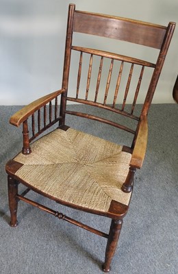 Lot 587 - An Edwardian side table and chairs