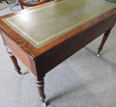 Lot 566 - A Victorian desk and chair