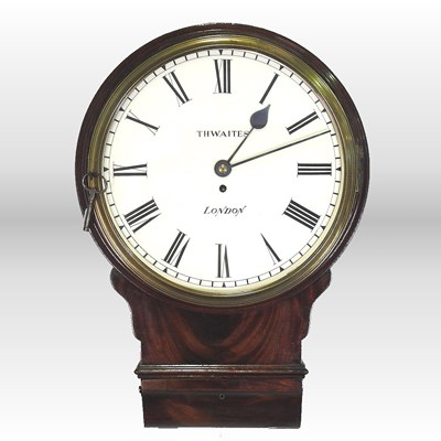 Lot 175 - A good Regency drop dial clock