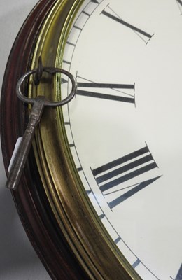 Lot 175 - A good Regency drop dial clock