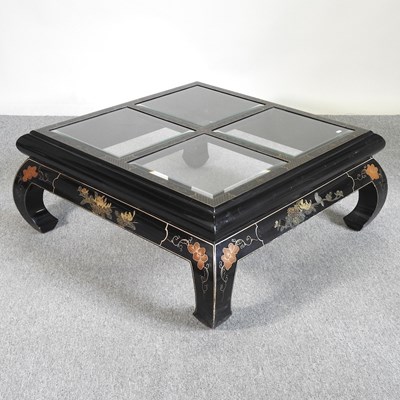 Lot 729 - An Oriental coffee table